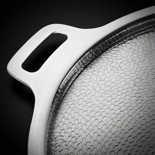 Titanium Hammered Pizza Steel